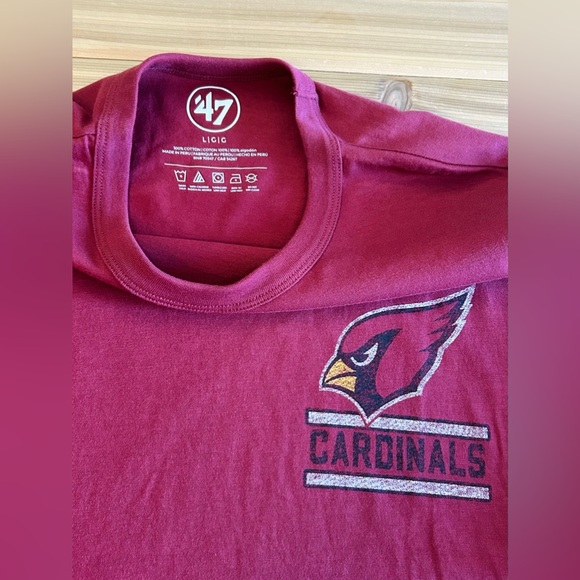 NWT Arizona Cardinals NFL 47 Brand Crewneck Shirt Mens L New - Picture 7 of 11